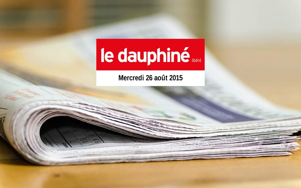 Article dauphiné Libéré du 26 août 2015